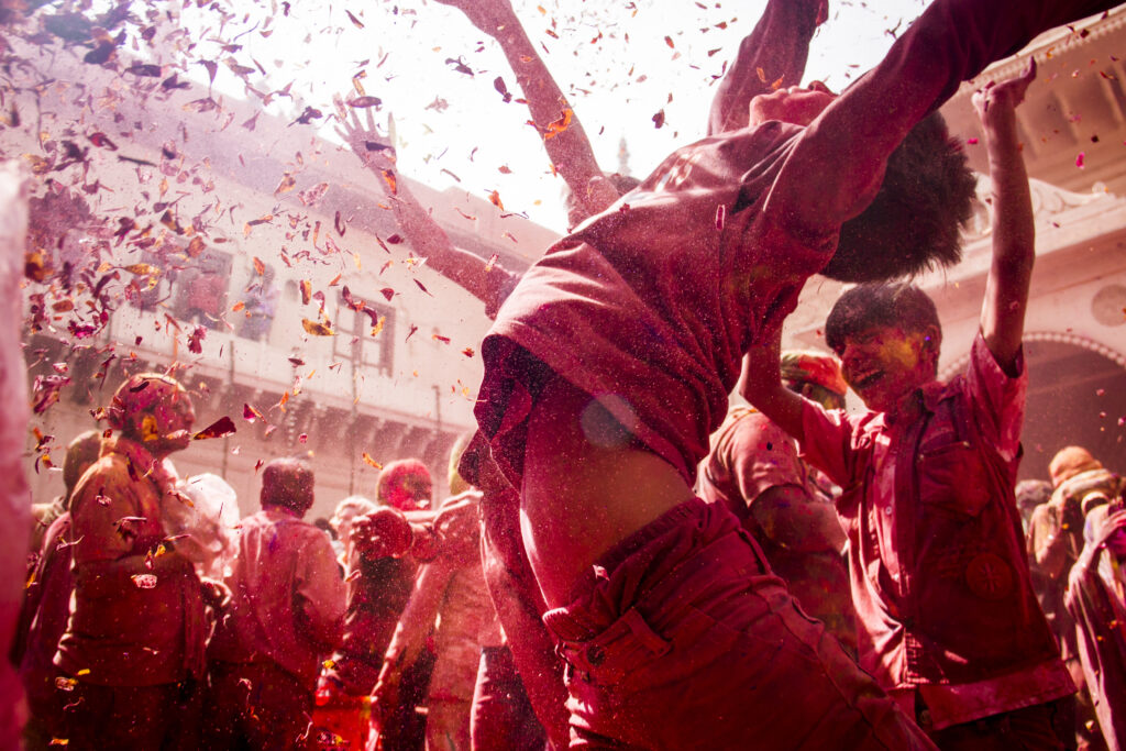 holi in Mathura Vrindavan 